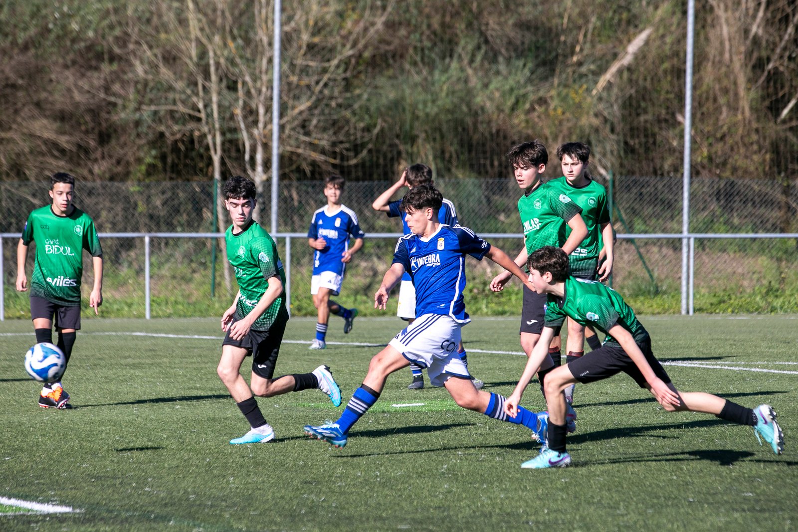 17-02-2024 INSTALACIONES DEPORTIVAS TENSI, REQUEXÓN Y FUNDOMA. PARTIDOS FIN DE SEMANA DE LA CANTERA DEL REAL OVIEDO